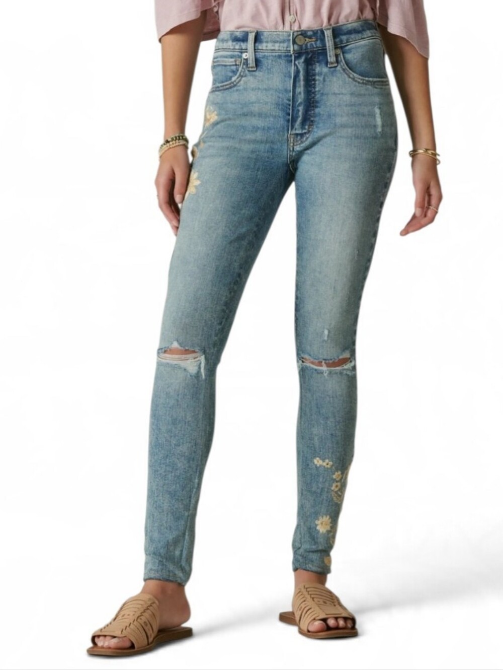 Lucky Brand Bridgette High Rise Skinny Ankle Jeans Pants